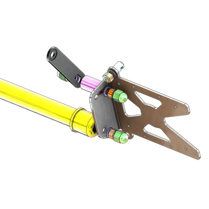 Support de plaque latéral Harley-Davidson FXSB Breakout 103